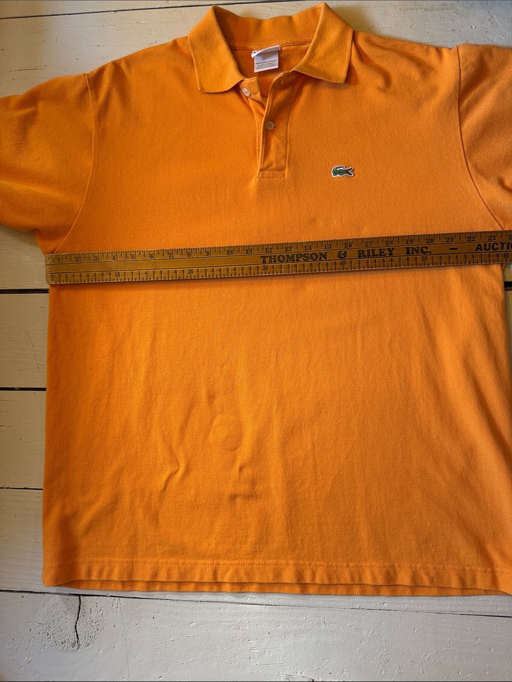 🔥 Classic Lacoste Piqué Polo Shirt – Vibrant Orange XXL/XXXL - Picture 9 of 12